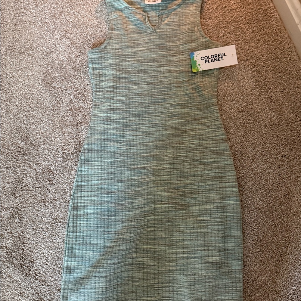 Colorful Planet Kids Casual Dress - Green